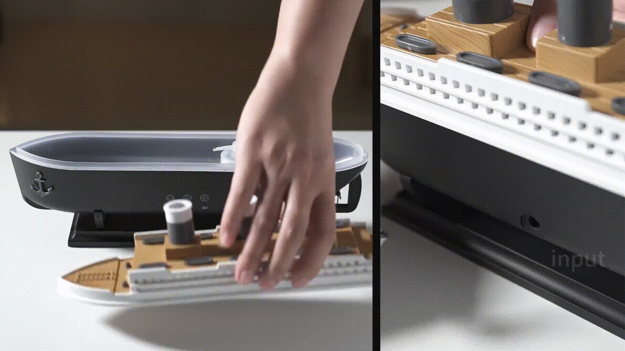 Barco humificador de Aroma y Aceites esenciales