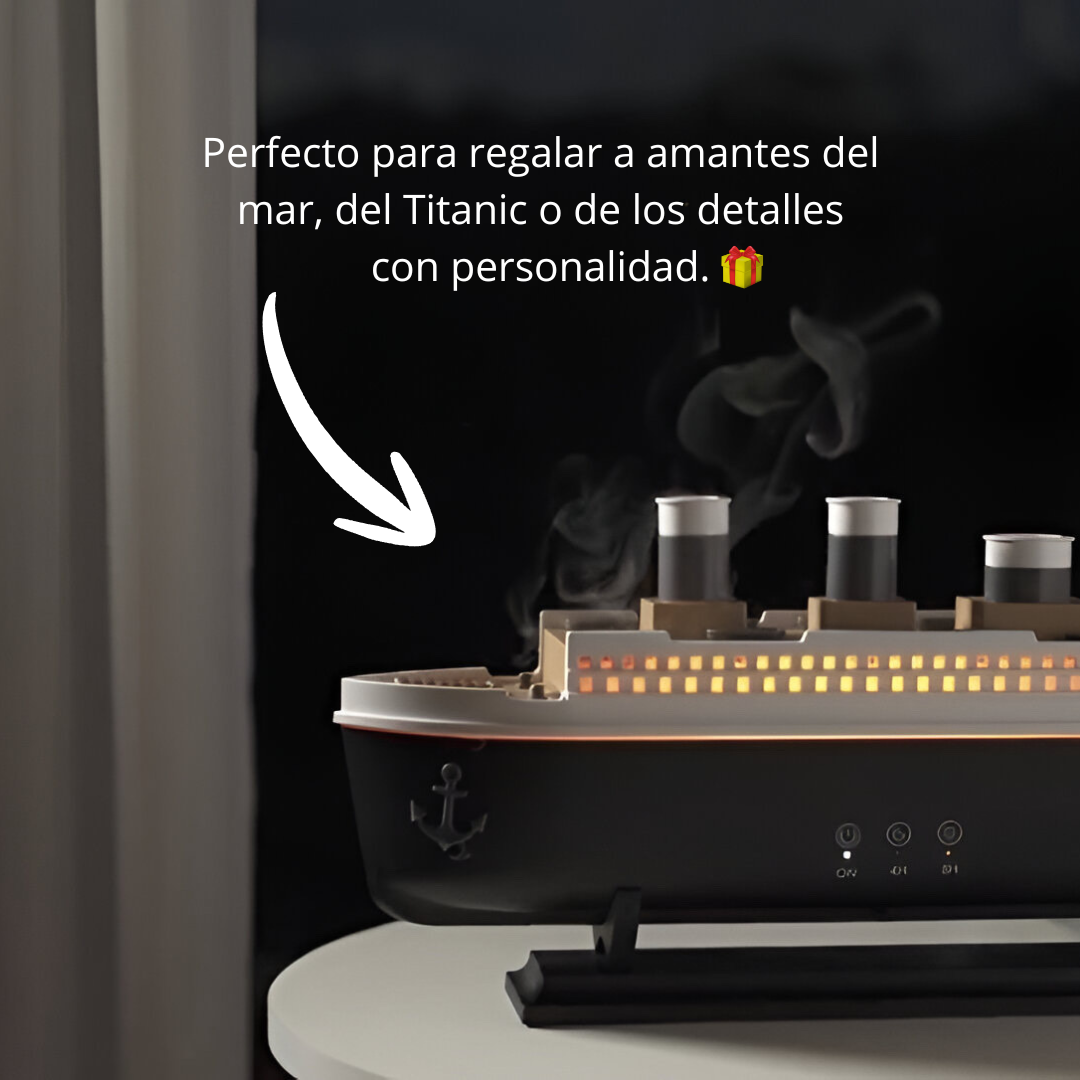Barco humificador de Aroma y Aceites esenciales
