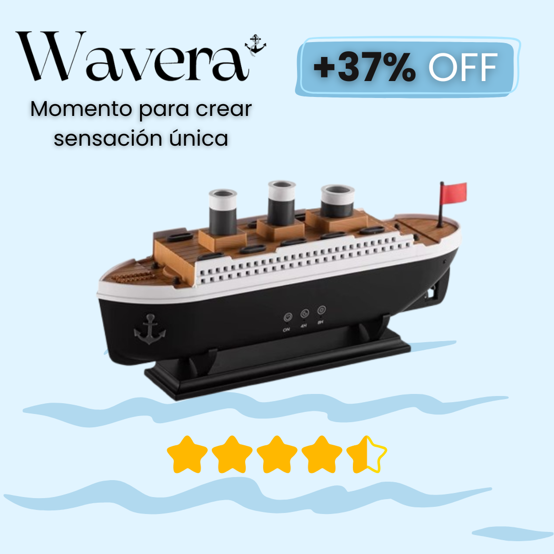 Barco humificador de Aroma y Aceites esenciales